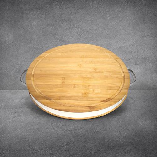 16″ Round Bamboo Cutting Board