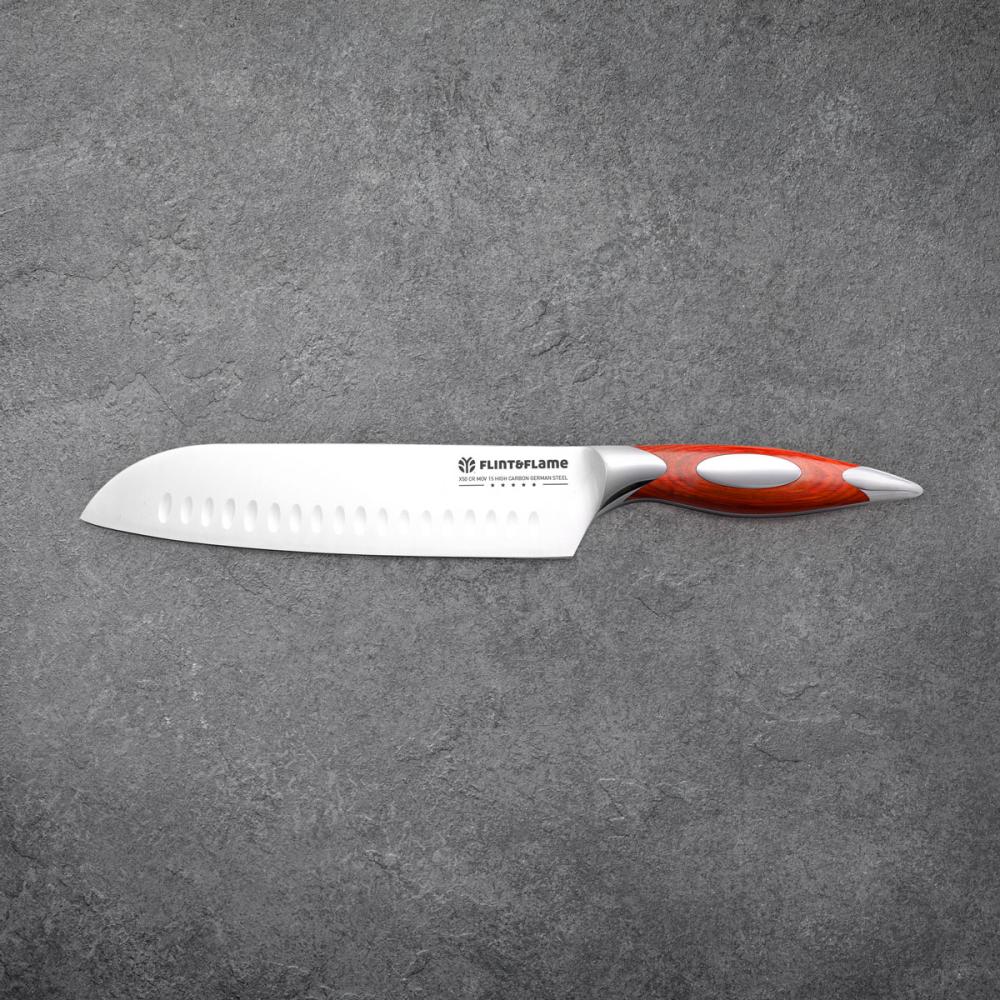 8″ Classic Series Santoku Knife With Lockable Blade Cover