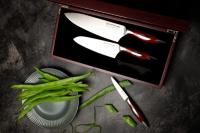 3pc Classic Series Chef Knife Set In Wood Box