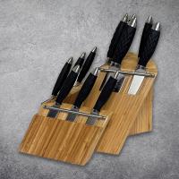 13pc PRO Series Sportsman Knife Set with Rubber Wood Block